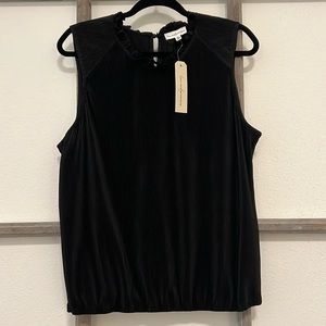 NEW Love & Promises Black Sleeveless Top ( xlg )